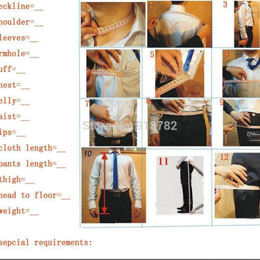 As Picture 10 Men's 3 Pieces Blazer Pants Vest Groom Tuxedos Wedding Suits Shawl Lapel Grooms  -  GeraldBlack.com