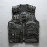 Asian Size Stylish Cow Skin Leather Adjustable Rider Vest for Men - SolaceConnect.com
