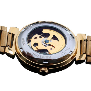 Automatic Blue Dial Skull Horloge Automatic Self-Wind Luxury Watch for Men - SolaceConnect.com