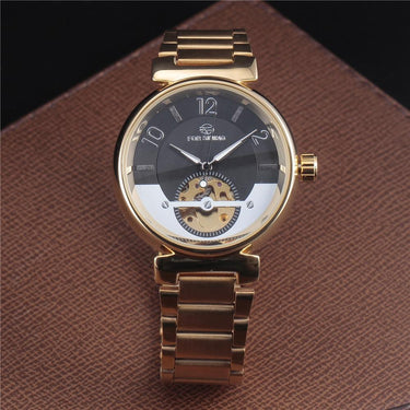 Automatic Blue Dial Skull Horloge Automatic Self-Wind Luxury Watch for Men - SolaceConnect.com