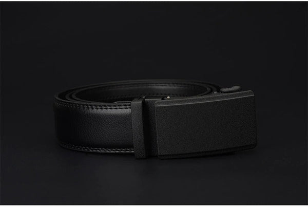 Automatic Ratchet Buckle with Cow Genuine Leather Belts for Men  -  GeraldBlack.com