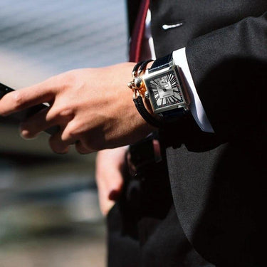Automatic Self-wind Sapphire Mechanical Wristwatch with Calendar  -  GeraldBlack.com