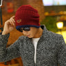 Autumn and Winter Warm Cashmere Ear Muff Knitted Hat for Men - SolaceConnect.com