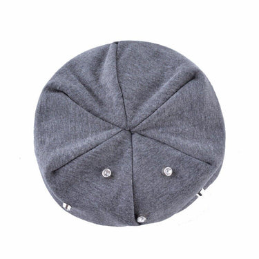Autumn Cotton Rhinestone Slouch Beanies Hats for Women - SolaceConnect.com
