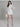 Autumn Korean Thin Stitching Single-breasted Shirt Dresses White Pocket Office Sheath Pencil Mini Dress  -  GeraldBlack.com