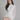 Autumn Korean Thin Stitching Single-breasted Shirt Dresses White Pocket Office Sheath Pencil Mini Dress  -  GeraldBlack.com