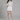 Autumn Korean Thin Stitching Single-breasted Shirt Dresses White Pocket Office Sheath Pencil Mini Dress  -  GeraldBlack.com