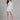 Autumn Korean Thin Stitching Single-breasted Shirt Dresses White Pocket Office Sheath Pencil Mini Dress  -  GeraldBlack.com