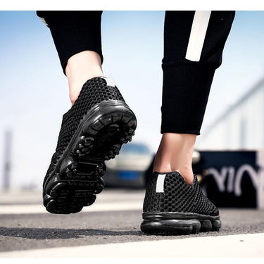 Autumn Men's Air Cushion Sneakers Mesh Blade Shoes Running Jogging Shoes - SolaceConnect.com