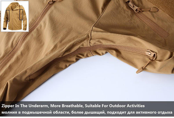 Autumn Men's Military Tactical US Army Hat Detachable Jacket Outerwear - SolaceConnect.com