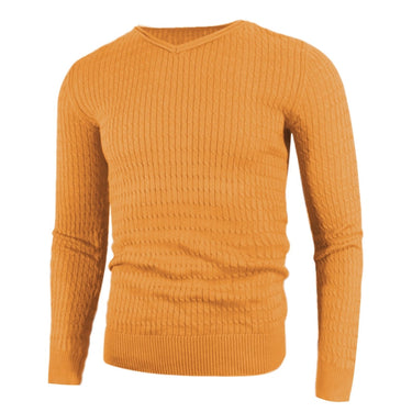Autumn Men Sweaters Pullover Cotton O-Neck Slim Ugly Sweater Jumper Tops Knitwear Striped Jersey  -  GeraldBlack.com