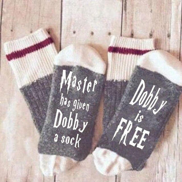 Autumn Spring Christmas Dobby Custom Wine Cotton Polyester Socks for Women - SolaceConnect.com