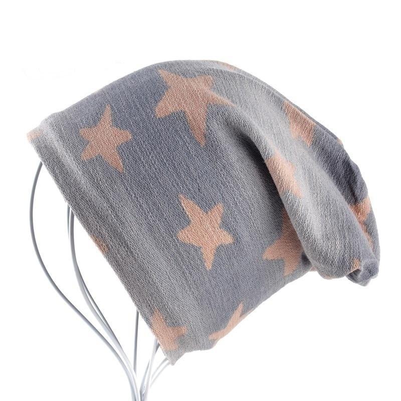 Autumn Winter Fashion Bone Knitted Leisure Beanie Hat for Men  -  GeraldBlack.com