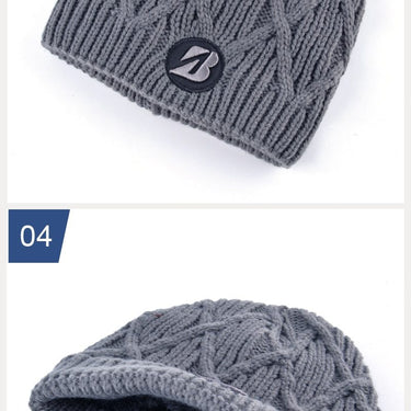 Autumn Winter Fashion Warm Knitted Striped Beanies for Men and Women - SolaceConnect.com
