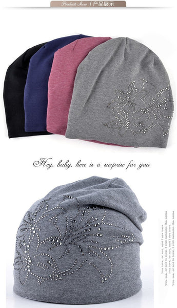 Autumn Winter Knitted Warm Beanies Skullies Cap for Women & Girls  -  GeraldBlack.com