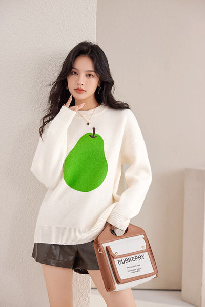 Autumn Winter Thickened Lazy Pullovers Korean Knit Pullovers Sweaters O-Neck Knitted Long Sleeve Sweaters Tops  -  GeraldBlack.com