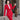 Autumn Winter Wear Red Women's Formal Pantsuit with Pant and Jacket - SolaceConnect.com