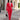 Autumn Winter Wear Red Women's Formal Pantsuit with Pant and Jacket - SolaceConnect.com