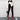 Autumn Women's Black Split High Waist Flare Pants Trousers for Office Lady  -  GeraldBlack.com