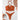 Bandeau Style Ruched Halter Top Low Waist Thong Bikini Set Swimsuit  -  GeraldBlack.com