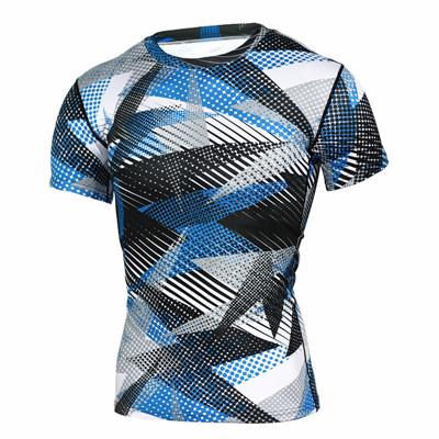 Base Layer Camouflage Crossfit Fitness Quick Dry Tight T-Shirts Tops & Tees - SolaceConnect.com