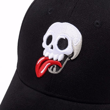 Baseball Cap Men Women Sunscreen Snapback Couple Hat Fashion Embroidery Skull Tongue Hip Hop Skateboard Bone Caps  -  GeraldBlack.com