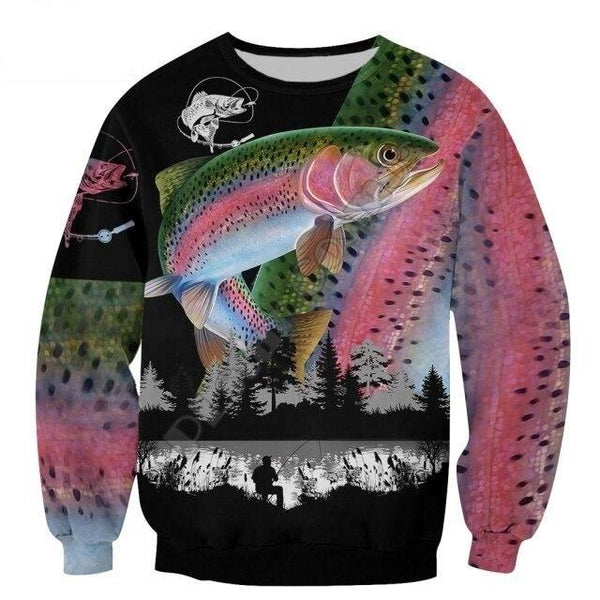 Beautiful Fishing 3D All Over Printed Unisex Hoodie for Autumn and Winter - SolaceConnect.com