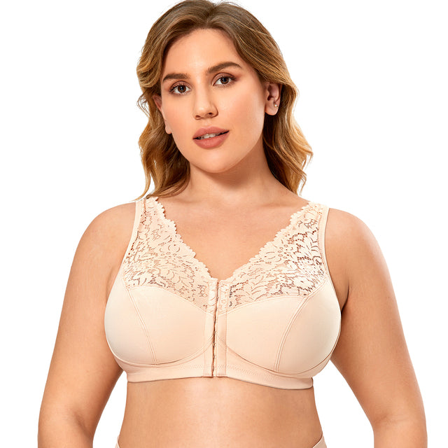 Lace Unlined Underwire Support Bra