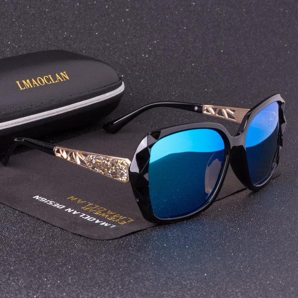 Big Elegant Design Polarized Sunglasses for Women with UV400 Lenses - SolaceConnect.com