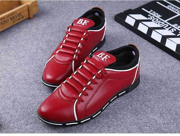 Big Size High Quality Genuine Leather Men's Breathable Casual Shoes  -  GeraldBlack.com