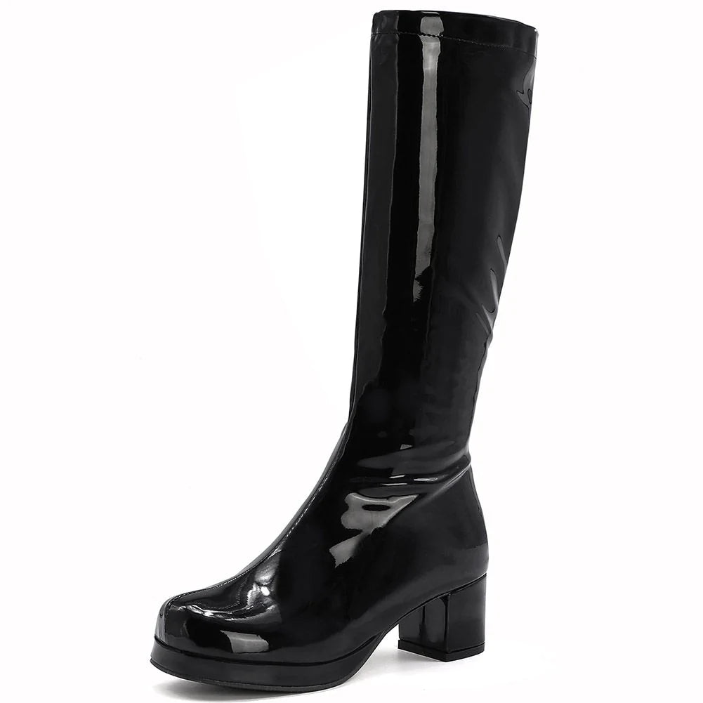 Black 3 Big Size 43 Women Colorful Platform Boots Sexy Designer High Heel Gothic Shoes  -  GeraldBlack.com