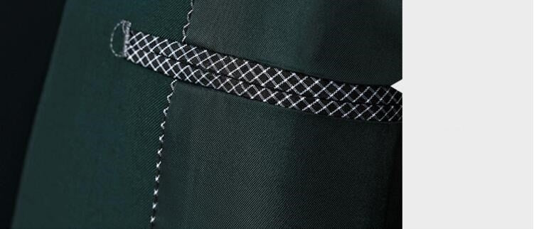 Black Blazer Pant Vest Fashion Wedding Casual Business 3 Piece Suit for Men  -  GeraldBlack.com