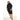 Black Color Long Sleeved Bodycon Sweater Dress with Knot Detail  -  GeraldBlack.com