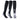 Black Gray Unisex Compression Arrow Pattern Outdoor Thigh High Tube Socks  -  GeraldBlack.com