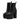 Black Leather Ankle Women's Boots High Heels Spring with Round Toe  -  GeraldBlack.com