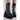 Black Matte Women's Buckle Zipper Mid Calf Platform Boots Thick Bottom Cool Goth Fashion Shoes  -  GeraldBlack.com