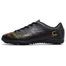 Black Men's Comfortable Outdoor Breathable Wear-resistant Soccer Shoes  -  GeraldBlack.com