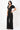 Black Overlap Sequin Ruffle Shoulder Jumpsuit - SolaceConnect.com