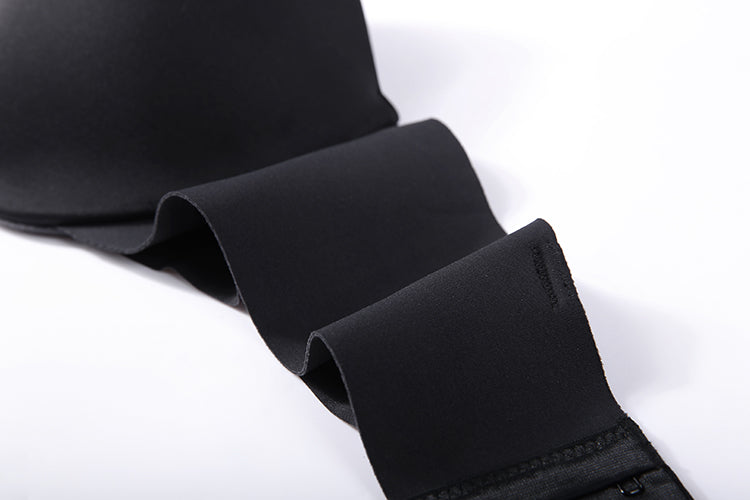 Black Plus Size Padded Underwire Anti-slip Strapless Bra for Women  -  GeraldBlack.com