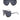 Black Shield Polarized Designer Rimless One Piece Sunglasses for Women - SolaceConnect.com