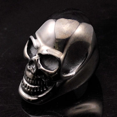 Black Silver Color Stainless Steel Spartan Helmet Party Ring for Men  -  GeraldBlack.com