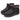 Black Warm Plush Zipper Round Toe Waterproof Ankle Boots for Women  -  GeraldBlack.com