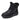 Black Warm Plush Zipper Round Toe Waterproof Boots for Women  -  GeraldBlack.com