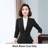 Black Winter Fashion OL Style Business Professional Blazer for Women  -  GeraldBlack.com