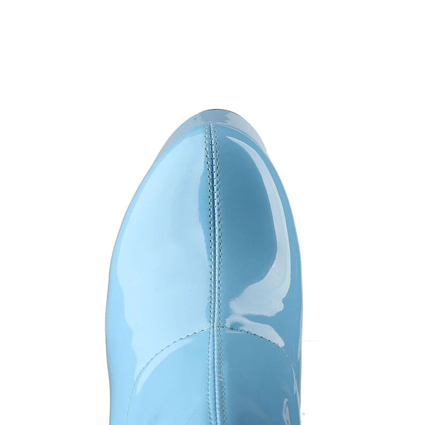 Blue 1 Big Size 43 Women Colorful Platform Boots Sexy Designer High Heel Gothic Shoes  -  GeraldBlack.com