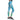 Blue Gradient Fish Scale Mermaid Print Women's Elastic Leggings Pants - SolaceConnect.com