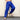 Blue Loose Pleated Shinny Sexy Nightclub Men's DS Costumes Anti bright Elastic Waist Pants  -  GeraldBlack.com