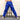 Blue Loose Pleated Shinny Sexy Nightclub Men's DS Costumes Anti bright Elastic Waist Pants  -  GeraldBlack.com