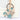 Blue Mouse Rhinestone Crystal Charm Pendant for Purse & Key Chain  -  GeraldBlack.com