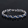 Blue Stone Royal Fashion Women's 5 Color Cubic Zirconia Bracelets - SolaceConnect.com